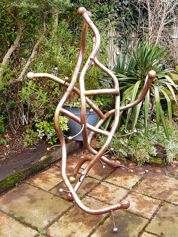 Immutatus steel sculpture - upcycled
